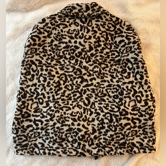 NWT Zara Leopard Print Wool Blend Cropped Jacket Size S - Picture 8 of 12